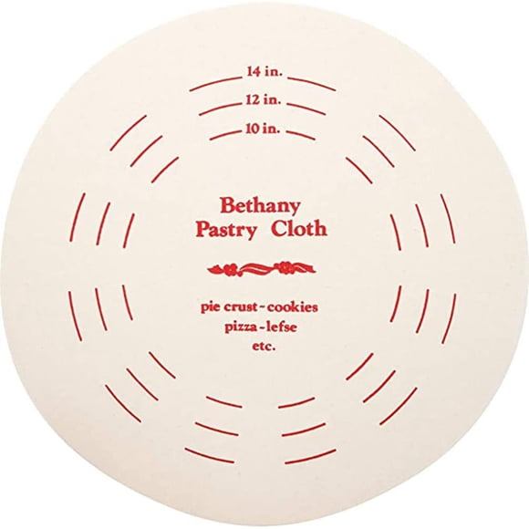 Set de tabla de pastelería y tela Bethany Housewares, círculo de 19 cm