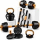 thumbnail image 1 of Set 30 Kg Mancuernas Barra Pesa Rusa Roller 6 En 1 Newgen naranja, 1 of 6
