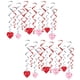 thumbnail image 1 of Decoraciones para fiesta Beistle espirales colgantes de San Valentín, 1 of 6