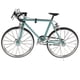 thumbnail image 4 of Escala 1 10 Aleación Diecast Racing Bike Modelo Réplica Bicicleta Juguete Pavo Real Azul, 4 of 5