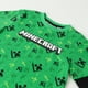 thumbnail image 2 of Polera Manga Larga Niño Creepers Faces Verde Minecraft, 2 of 4
