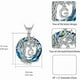 thumbnail image 3 of Collar árbol de la vida de material mixto, 3 of 3