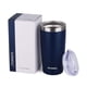thumbnail image 4 of Vaso de café de viaje SUNWILL, 600 ml, acero inoxidable, azul marino, 4 of 7