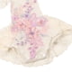 thumbnail image 4 of Mono de encaje para niña bebé, mono de algodón de una pieza con mangas cortas y bordado floral para bebé, 4 of 8