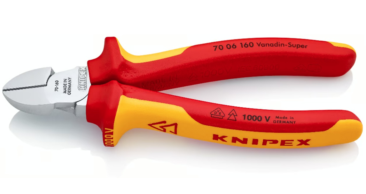 Alicate De Corte Diagonal Aislado Knipex 6"" 7006160