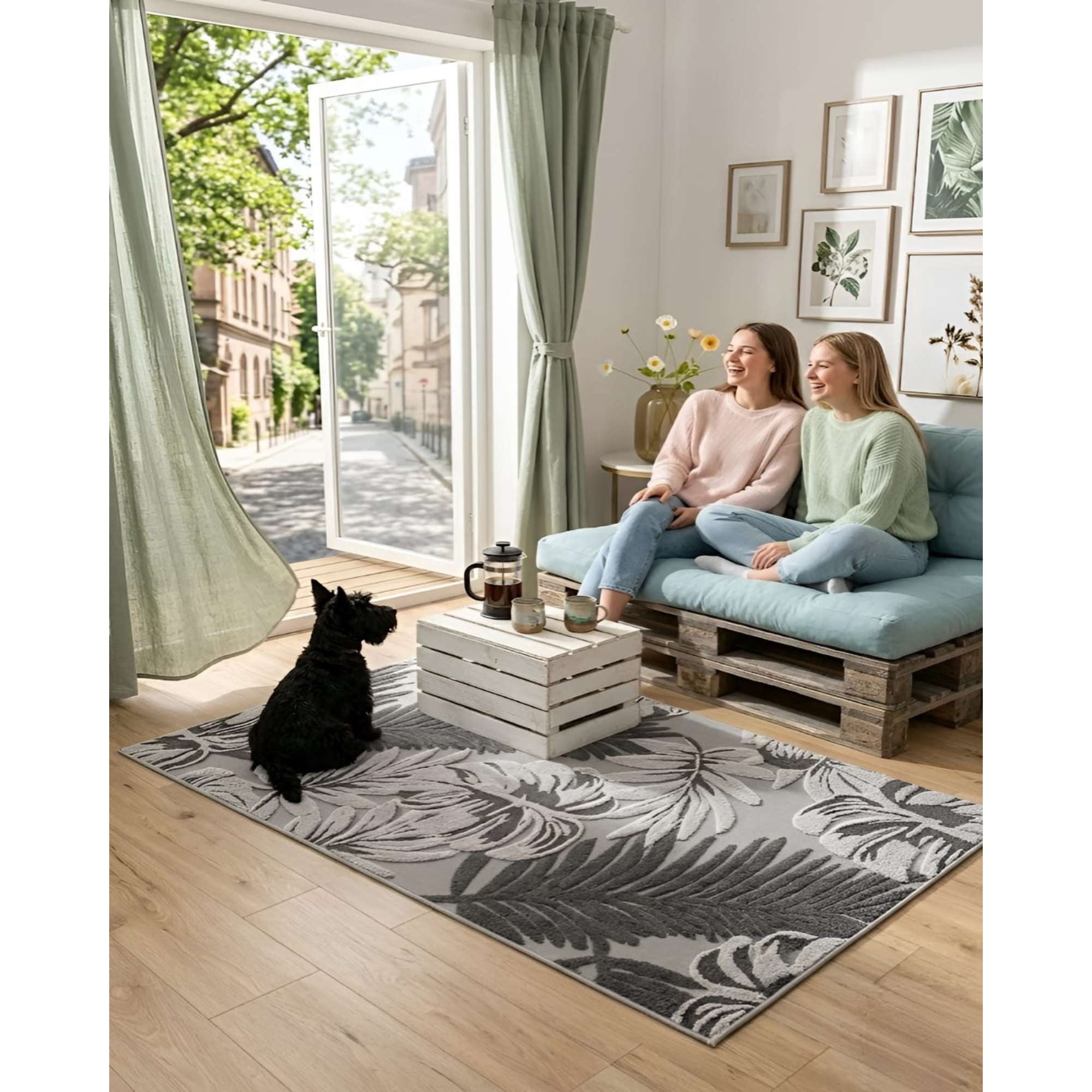 Textiamores - Alfombra Living Y Dormitorio Decoración Para Hogar Minimalista