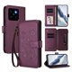 thumbnail image 1 of Funda Cartera Mariposa para [Xiaomi 14 Pro] con Soporte y Cremallera Violeta, 1 of 6