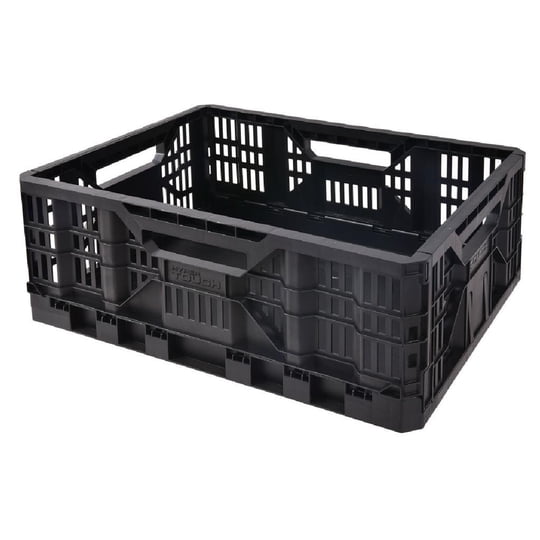 Canasto Carga Pesada 25 L Hyper Tough 320230h 2 Kg Negro 1.33 Kg Ruedas No