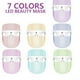 thumbnail image 1 of 7 Color LED Light Facial Mask: Rejuvenate Skin & Reduce Aging - Perfect Valentine's Day Gift for Your Mom or Girlfriend!, 1 of 4