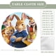 thumbnail image 2 of Peter Rabbit-theme Fitted Round Tablecloths Elastic Edged Table Covers Waterproof Table Cloth for Kitchen Holiday Party Tables Decor 150cm, 2 of 6