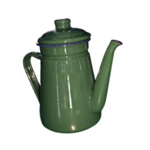 Magideal - Hervidor De Té Esmaltado Grueso Para Estufa, Calentador De Leche, Hervidor Eléctrico Vintage De 1,1 L, Hervidor De Café Para Cocina, Hogar Y Exterior. Verde