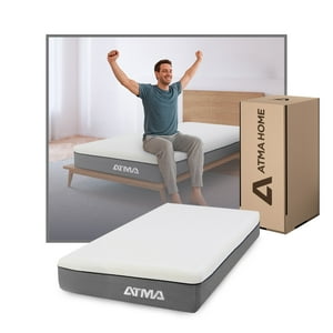 Colchón De Espuma Atma Smooth Top 1.5 Plaza 105X190 Cm