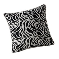 Magideal - Funda De Almohada Con Diseño De Cebra, Funda De Almohada De Felpa Suave, Cómoda, Decorativa Y Duradera Para Sofá, Restaurante, Bar, Habitación, Granja Cuadrado