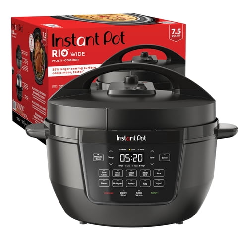 Instant Pot - Olla Eléctrica Multicocina Instantánea Rio De 7,5 Litros Con Base Para Dorar