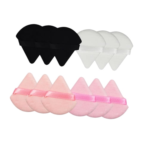 Ioensy - 12 Piezas De Polvo Triangular En Forma De Cuña Para Polvo Suelto Debajo De Las Esquinas De Los Ojos C