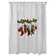 thumbnail image 1 of Cortina para Baño Estampada Navidad con Forro 2 Piezas, 1 of 4