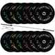 thumbnail image 1 of Set de discos de pesas Fitvids con barra olímpica de 7 pies, 147,5 kg, 1 of 6