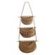 thumbnail image 1 of Cestas de frutas colgantes para interiores, soporte para maceta, cesta de almacenamiento multifuncional, cesta colgante de macramé para r bomb , MARRÓN Marrón, 1 of 5