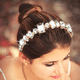 thumbnail image 5 of Diademas con diamantes de imitación, diadema con joyas para mujeres y niñas, diademas doradas con cristales brillantes y brillantes., 5 of 5