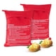 thumbnail image 1 of Bolsa para microondas y patatas OBTANIM, color rojo, 2 unidades, reutilizables, poliéster, 1 of 8
