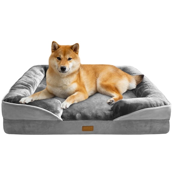 Cama ortopédica para perros Spotted Play con laterales para perros grandes