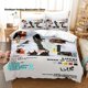 thumbnail image 1 of Lucki Bedding Set Single Twin Full Queen King Size Bed Set Aldult Kid Bedroom Duvetcover Sets bed sheet set Lucki CXGBed Sheets, 1 of 5