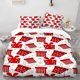 thumbnail image 1 of Holiday Gift Box Themed Bedding Set Three-Piece Duvet Cover and Pillowcase Set Soft and Comfortable for All Seasons, 1 of 1