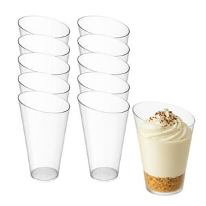 Disparo - Set 10 Vasos Shot 160Ml Postre Plastico Acrilico Desechable