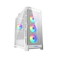 Gabinete Gamer Cougar Duoface Pro Rgb White, Mid-Tower, 4 Ventiladores Incluídos, Blanco