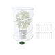 thumbnail image 3 of 4 Paquete Pop Up Plant Cubre La Carpa De Los Animales 20 H X 13 D Insecto Barrier Mall Plant Guard Cover Net White Garden Plant Protectors Mini Greenhouse Plant Protection Cage Con Stakes, 3 of 3