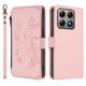 thumbnail image 2 of Funda Cartera Mariposa para [Xiaomi 14T Pro] con Soporte y Cremallera Rosa, 2 of 6