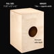 thumbnail image 3 of Cajon Meinl Percussion HCAJ100NT 100% madera de abedul báltico, 3 of 7