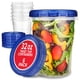 thumbnail image 1 of Recipientes de plástico Stock Your Home 950 ml (paquete de 6) con tapas, 1 of 8
