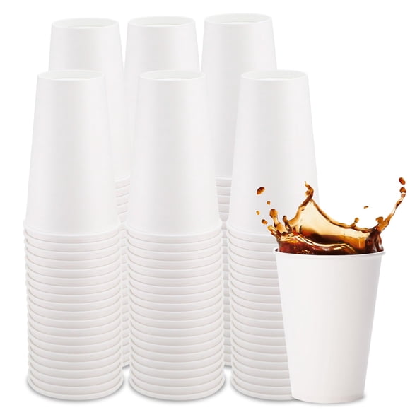Vasos de café desechables de papel Freshware, 16 ml, paquete de 100