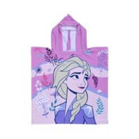 Genérico - Toalla Con Gorro Princesa De Hielo 60X20Cm Multiuso Niños