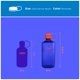 thumbnail image 5 of Botella de agua Nalgene de boca angosta 946 mL libre de BPA, color periwinkle, 5 of 6