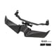 thumbnail image 4 of Accesorio de deflector de viento para alerón delantero de motocicleta, reemplazo de carga aerodinámica, aletas de carenado de motocicleta para MT 10 Patrón de fibra de carbono, 4 of 5