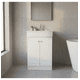 thumbnail image 1 of Mueble Vanitorio 60x47 cm Blanco Con Lavamanos Y Grifería ¡Listo para Instalar!, 1 of 5
