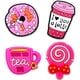 thumbnail image 5 of VOTRUNOX 30 piezas de decoraciones rosadas para zapatos de niña, 5 of 8