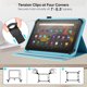 thumbnail image 4 of Funda para tablet Pudazvi 7-8,5" de cuero PU, giratoria 360°, azul, 4 of 8