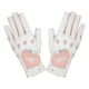 thumbnail image 1 of 2 Uds Guantes De Golf De Cuero PU Para Mujer, Flexibles, Antideslizantes, Transpirables, Suaves Para Gimnasio, Rosa 19, 1 of 5
