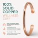 thumbnail image 2 of Pulsera TheraCopper de Cobre Puro Hecha a Mano, Cuff Ajustable, 2 of 9
