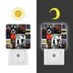 thumbnail image 3 of Batman / Hombre Murciélago Luz nocturna LED con sensor de anochecer a amanecer para dormitorio, baño, pasillo, escaleras - Lámpara LED nocturna de enchufe, 0.5W - 1 pieza, 3 of 6