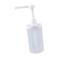 Magideal - Botella Cuantitativa Botella De Jarabe Gruesa Jarabe Sarrupos De La Bomba Saucas De Contenedor De La Botella De La Botella De Jugo De Prensa Manual Pa L