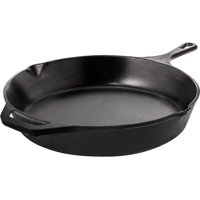 Sartén Utopia Kitchen De Hierro Fundido, 30 Cm, Color Negro Presazonado