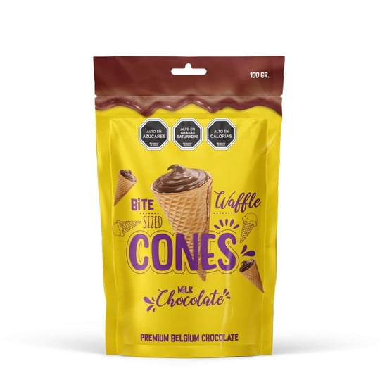 Barquillo Conos De Waffle Relleno 100 g Krazy rocks