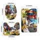 thumbnail image 3 of Undertale Juego de 3 alfombras de baño de coral fleece: tapete de baño + alfombra de inodoro en forma de U + funda de tapa de inodoro en forma de O, 3 of 6