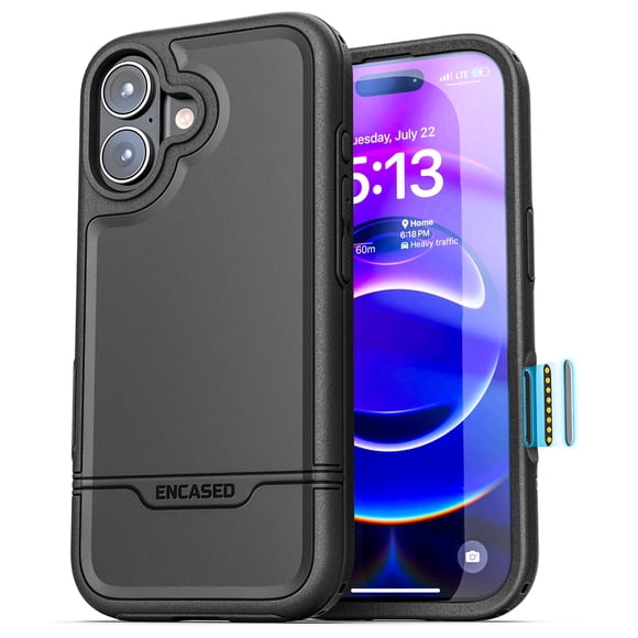Funda para iPhone 17 ENCASED Rebel Armor Negra