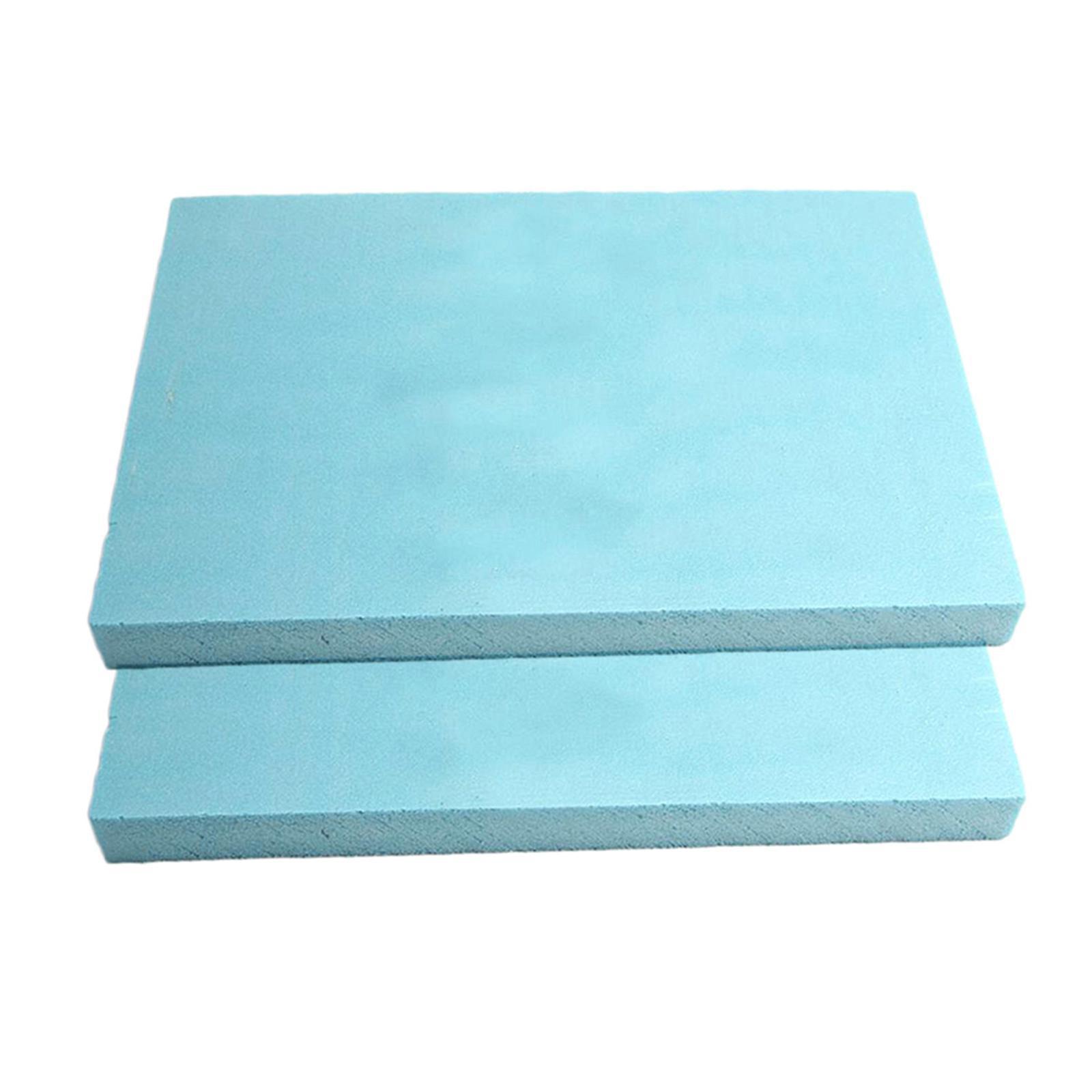 Magideal - 2 Láminas De Espuma Para Esculpir, Accesorios Para Escenografía, Manualidades, Base Para Diorama De Jardín De Hadas En Miniatura, Bloques Rectangulares 17 Cm X 30 Cm X 40 Cm