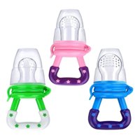 Genérico - Set 8 Tetina De Silicona Alimentancion Frutas Verduras Lau